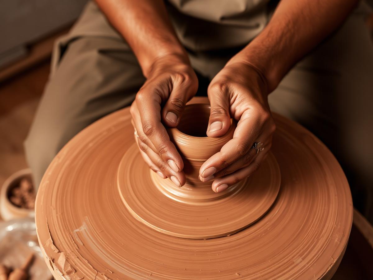 Taller de cerámica al torno