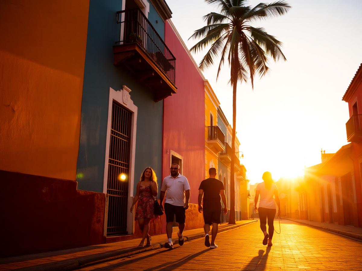 Caminata por la Candelaria al atardecer